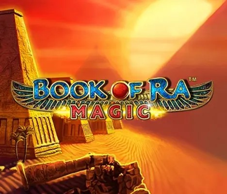 Book of Ra Magic logo by Greentube at HellSpin Casino
